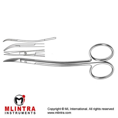 La Grange Gum Scissor S-Shaped Stainless Steel, 11.5 cm - 4 1/2" La Grange Gum Scissor S-Shaped Stainless Steel, 11.5 cm - 4 1/2"